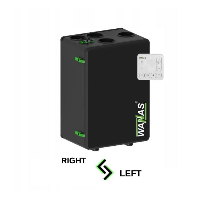 Hovisszanyeros szellozteto Wanas Black 200 V