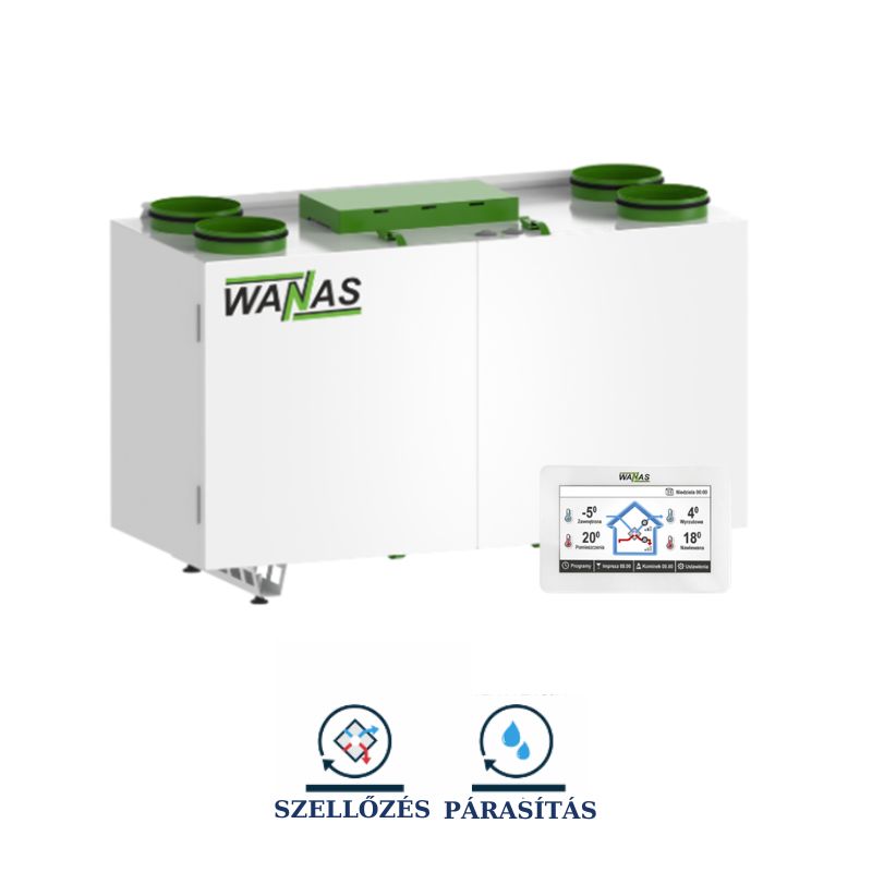 kozponti hovisszanyeros szellozteto gep Wanas Combo Light